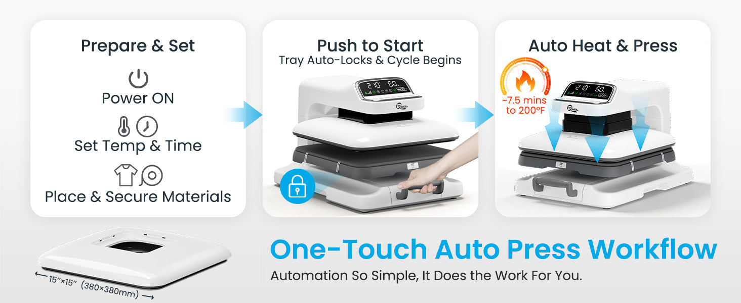 One-Touch Auto-Press with Dedicated Modes